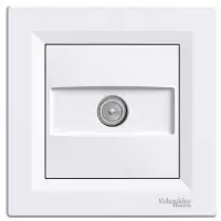 Проходная TV розетка (4 dB) Schneider Electric Asfora EPH3200221 (белая)