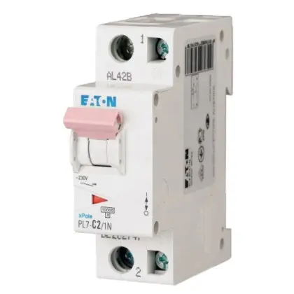 Автоматичний вимикач Eaton Moeller PL7-C2/1N Автоматичний вимикач Eaton Moeller PL7-C2/1N