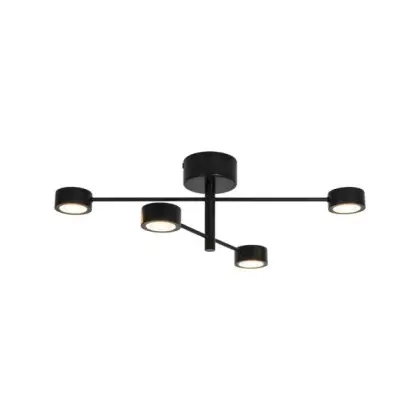 Люстра Nordlux 2412260103 Clyde LED 4x14W 2700K 350Lm IP20 черная Люстра Nordlux 2412260103 Clyde LED 4x14W 2700K 350Lm IP20 черная