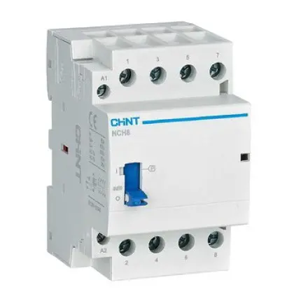 Модульный контактор Chint NCH8-32M/40 AC 220-240В с ручным управлением (257490)