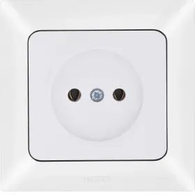 Розетка NE-AD ARAS 93-110-02 белая