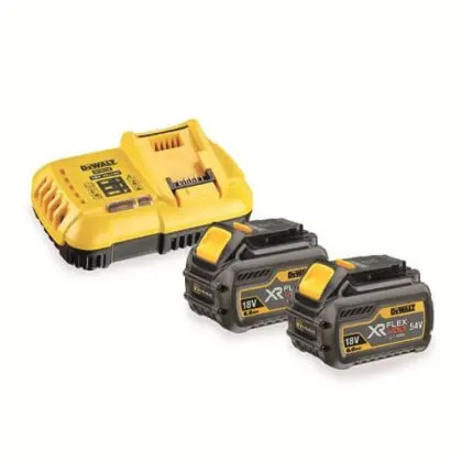 Комплект из зарядного устройства и аккумуляторов DeWALT DCB118T2 8А 10,8В/14,4В/18В/54В для инструментов (2шт) Комплект из зарядного устройства и аккумуляторов DeWALT DCB118T2 8А 10,8В/14,4В/18В/54В для инструментов (2шт)