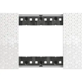 Рамка на 3 модулі Bticino Living Now KA4803MW (італійський стандарт) піксель