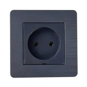 Розетка Nilson Selene антрацит 1-на без заземлення ( 23362515 )