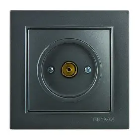 Розетка Nilson Thor антрацит TV кінцева ( 27161029 )