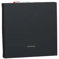 Одноклавишный переключатель Schneider Electric NU320354S с нейтралью 10А 2М (антрацит) Одноклавишный переключатель Schneider Electric NU320354S с нейтралью 10А 2М (антрацит)