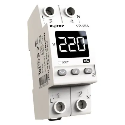 Реле напряжения DigiTOP VP-25A M2W