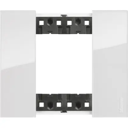 Рамка на 2 модуля Bticino Living Now KA4802DW (Немецкий/Итальянский стандарт) лед