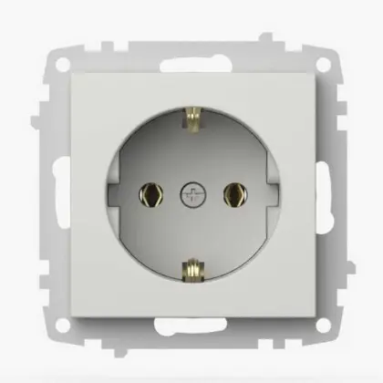 Розетка EL-BI VEGA белый мат 1-на с заземлением без рамки ( 609-016200-217 ) Розетка EL-BI VEGA белый мат 1-на с заземлением без рамки ( 609-016200-217 )