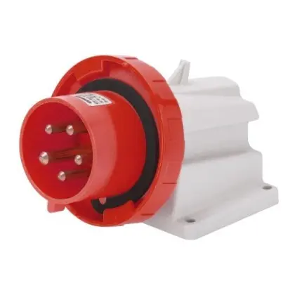 Стационарная вилка 90° GEWISS IP67 3P+N+E 16A 400В (GW60431) Стационарная вилка 90° GEWISS IP67 3P+N+E 16A 400В (GW60431)