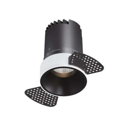 Точковий світильник Kloodi KD-GIRON134 TR 12W 3K 38D WH/REF-BK LED 840Lm IP20 чорний