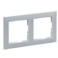 Рамка 2-постова Legrand SUNO (алюміній) 721512