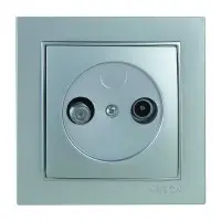 Розетка Nilson Thor срібло 1-на TV-SAT кінцева ( 27131037 )