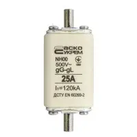 Запобіжник Аско-Укрем NH00 25A gG (A0050010009) Запобіжник Аско-Укрем NH00 25A gG (A0050010009)