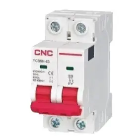 Модульный автоматический выключатель CNC YCB6Н-63 2Р 10А 4,5кА D (Б00035483)