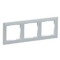 Рамка 3-постова Legrand SUNO (алюміній) 721513 Рамка 3-постова Legrand SUNO (алюміній) 721513
