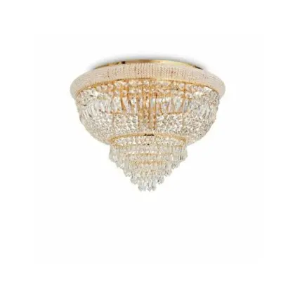 Люстра Ideal Lux 243498 Dubai PL24 Ottone Люстра Ideal Lux 243498 Dubai PL24 Ottone