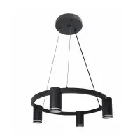 Люстра Goldlux 326195 Paris GU10 4x12W IP20 Чорна