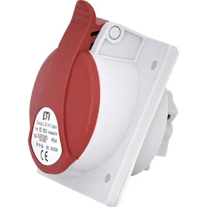 Встраиваемый силовой разъем ETI 004482078 EE-1653 IP54 (16A 400V 3P+N+PE)