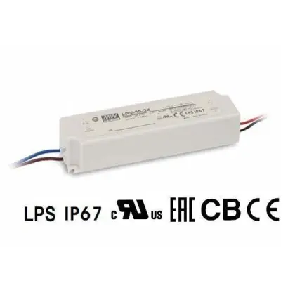Блок питания Mean Well 151.2W DC24V IP67 (LPV-150-24) Блок питания Mean Well 151.2W DC24V IP67 (LPV-150-24)