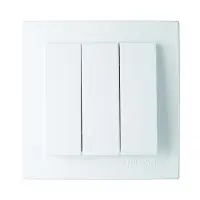 Вимикач Nilson Touran білий 3кл (24111066)