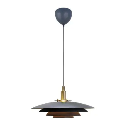 Підвісний світильник, люстра Nordlux 39489910 Bretagne G9 1x25W IP20 сірий