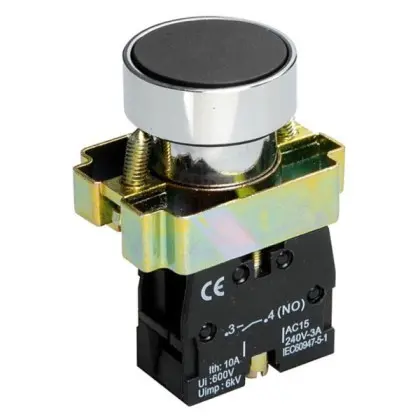 Кнопка TNSy XB2-BA21 1НО черная (TNSy5500272) Кнопка TNSy XB2-BA21 1НО черная (TNSy5500272)