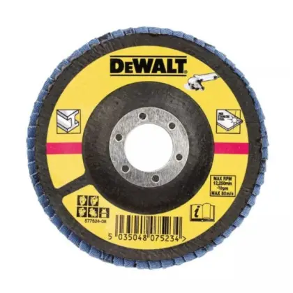 Лепестковый плоский шлифкруг по металлу DeWALT DT3309 60G 125х22,23мм Лепестковый плоский шлифкруг по металлу DeWALT DT3309 60G 125х22,23мм