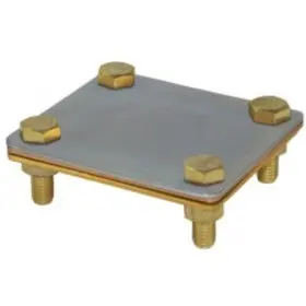 З'єднувач «смуга/смуга» з роздільною пластиною DKC NG3105CUZC 80х70мм сталь/мідь/латунь