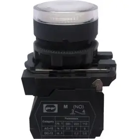 Кнопка Promfactor FP5-AW3161230 1NO белая (FP5-AW3161230)