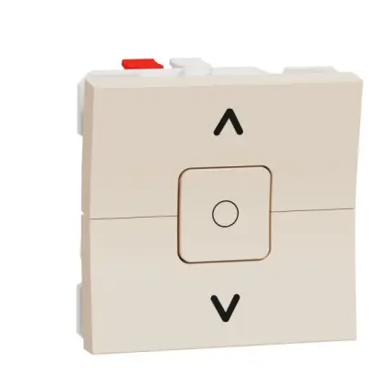 Выключатель для жалюзи Schneider Electric Unica New NU320844 2-х клавишный 6А 2м бежевая Выключатель для жалюзи Schneider Electric Unica New NU320844 2-х клавишный 6А 2м бежевая