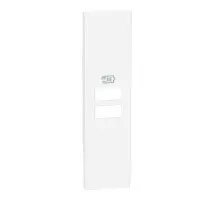 Лицьова панель подвійної USB розетки Bticino Living Now KW13C на 1 модуль (біла)