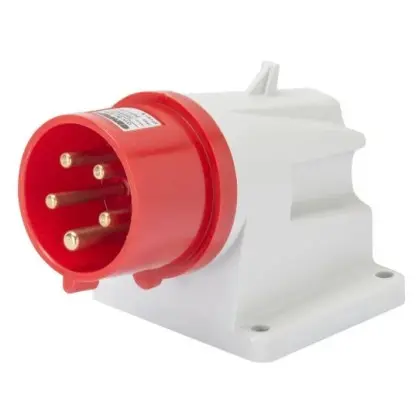 Стаціонарна вилка 90° GEWISS IP44 3P+N+E 32A 400В (GW60420) Стаціонарна вилка 90° GEWISS IP44 3P+N+E 32A 400В (GW60420)