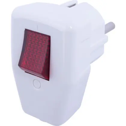 Кутова вилка E.Next e.plug.angle.009.16 16А із заземленням біла (s9100048) Кутова вилка E.Next e.plug.angle.009.16 16А із заземленням біла (s9100048)
