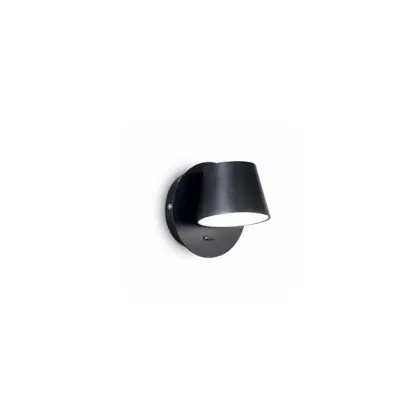 Бра, настінний світильник Ideal Lux Gim Ap1 Nero 167121 Бра, настінний світильник Ideal Lux Gim Ap1 Nero 167121