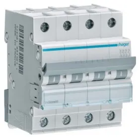 Автоматичний вимикач Hager MCN410 6кА C 10A 4P