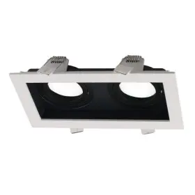 Світильник точковий Violux AMSTERDAM-2L GU10 IP20 біло-чорний ( 132201 )