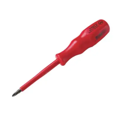 Диэлектрическая отвертка Wiha W06176 PH1х80 Proturn 1K CrVMo Диэлектрическая отвертка Wiha W06176 PH1х80 Proturn 1K CrVMo
