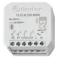 Радиореле для жалюзов Finder 2NO 6A 230В AC 2 канала (13S28230B000) Радиореле для жалюзов Finder 2NO 6A 230В AC 2 канала (13S28230B000)