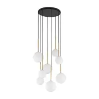 Люстра Nowodvorski 10934 Karo G9 8x12W IP20 чорна Люстра Nowodvorski 10934 Karo G9 8x12W IP20 чорна