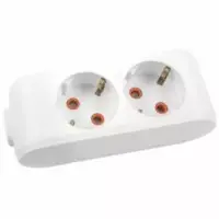 Подвійна колодка FAR LARA F290 з заземленням (7.5.2.164584)