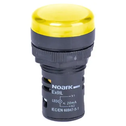 Сигнальный индикатор NOARK Ex9IL 2R y выступающий 24В AC/DC желтый (105466) Сигнальный индикатор NOARK Ex9IL 2R y выступающий 24В AC/DC желтый (105466)