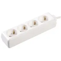 Подовжувач UEC STANDART П04 4 місця 2Р+PЕ/5 метрів 3х1мм2 16А/250В