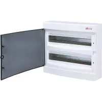 Наружный модульный щит ETI 001101081 ECT 2x18PT 36 М с прозрачной дверцей Наружный модульный щит ETI 001101081 ECT 2x18PT 36 М с прозрачной дверцей