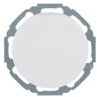 Розетка Berker 47442089 serie 1930 | R.classic с заземлением и с крышкой (полярная белизна)