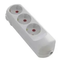 Колодка Neomax на 3 гнезда с заземлением (NX501300)