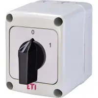 Кулачковий перемикач у корпусі ETI 004773164 CS 16 10 PN (3p "0-1" IP65 16A) Кулачковий перемикач у корпусі ETI 004773164 CS 16 10 PN (3p "0-1" IP65 16A)