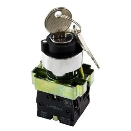 Перемикач TNSy XB2-BG25 1NO+1NC «I-0» з ключем ліворуч (TNSy5500260) Перемикач TNSy XB2-BG25 1NO+1NC «I-0» з ключем ліворуч (TNSy5500260)