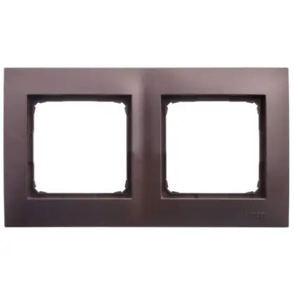 Двойная рамка Kontakt Simon Simon 54 Premium DR2/46 (бронза) Двойная рамка Kontakt Simon Simon 54 Premium DR2/46 (бронза)