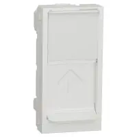 Накладка для розетки RJ45 Schneider Electric NU941018 з полем для напису 1М (біла) Накладка для розетки RJ45 Schneider Electric NU941018 з полем для напису 1М (біла)